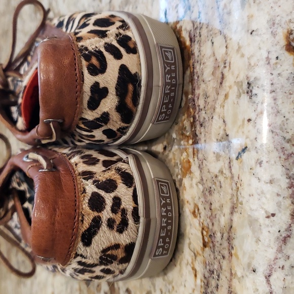 Womens Animal Print Sperry Top Sider Shoes Size 6.5 - Picture 3 of 6